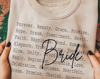 Bride PNG Design, Wedding Bride Shirt Design, Bridal Typography PNG, Bridal shower Word Art, Wedding Day Bride Digital Download Future Mrs