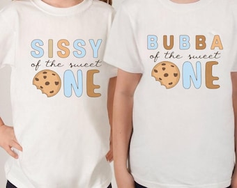 Mama of the Sweet One PNG, Dada of the Sweet One Shirt Design, Matching Parents Outfit, Cute Cookie Family Quote, Parent Gift, Sissy, Bubba