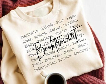 Book Lover Typography Tee, Booktrovert Shirt Png file,Reader Introvert Shirt, Reading Aesthetic Minimal Text Design, Bookish Gift