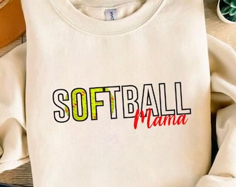 Softball Mama Svg File, Softball Png, Instant Download Softball Mom, Retro Softball Png Sublimation, Sports Mama Png Gameday Svg, Svg Mom