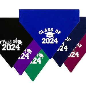 Graduation Dog Bandana - Class of 2024 Pet Bandana
