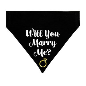 Will You Marry Me Dog Bandana - Will You Marry Us Dog Bandana - Wedding Dog Bandana - Wedding Pet Bandana