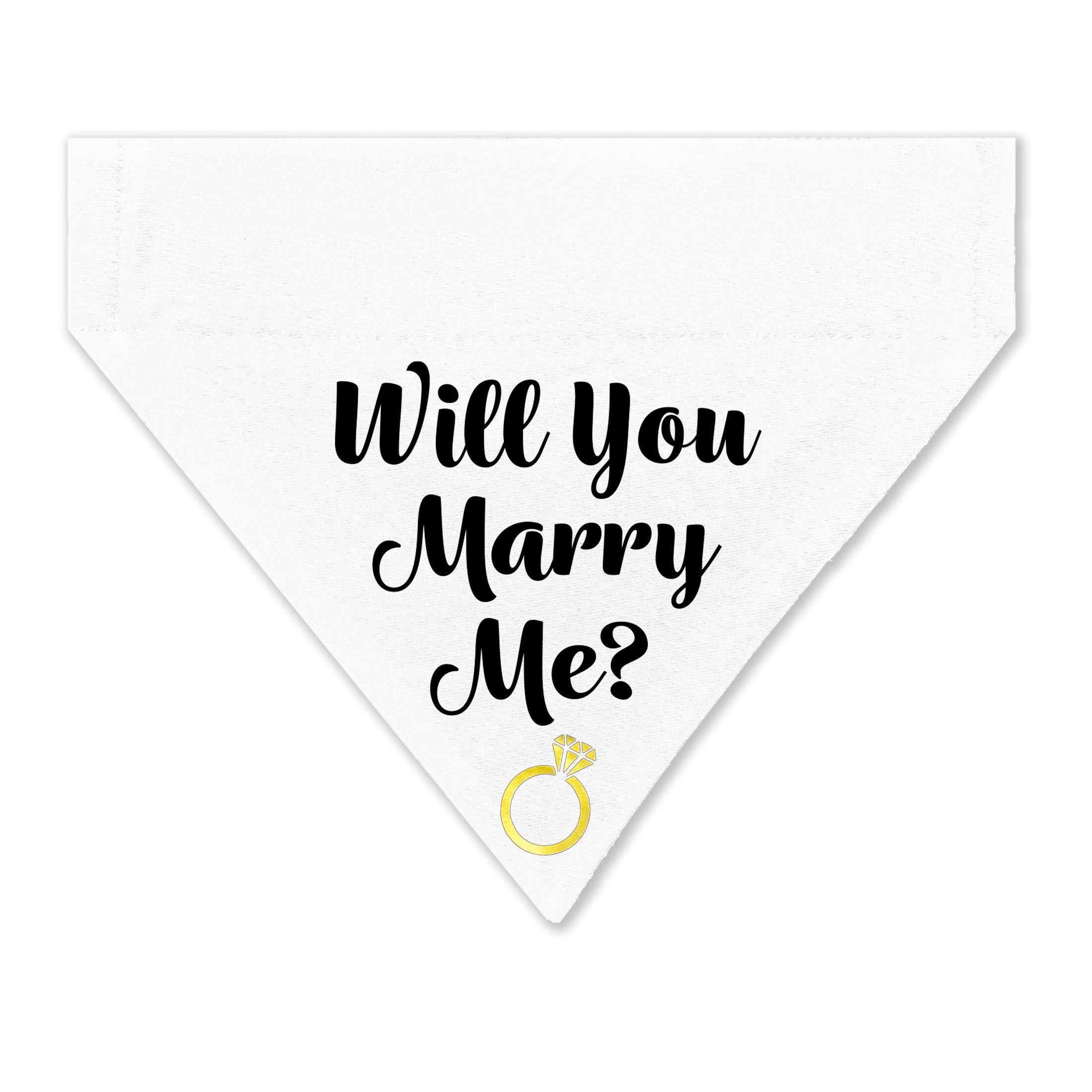 Will You Marry Me Dog Bandana Will You Marry Us Dog Bandana Etsy