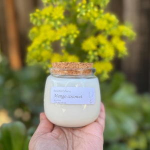 Soy wax candle, unique variety of Scents, clean burning Phthalate-Free, carcinogens free, 5oz, hand poured in California, new apartment gift