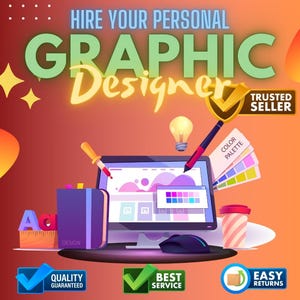 Diseñador gráfico, regalos para ella, camisetas gráficas, diseños personalizados, paquete de tiempo, diseñador de logotipos, tarjeta de agradecimiento, tarjeta de invitación, diseño de menú
