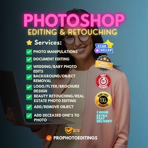 Photo Editing Service, Custom Photo Editing, Photoshop Services, Wedding Photo Editing, Photoshop Image Editing, Photo Restoration, PDF Edit