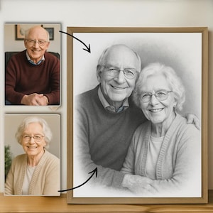 Fotobearbeitung Merge, Verstorbenen zum Foto hinzufügen, Weihnachtsgeschenk, Familienporträt, Personen zum Foto hinzufügen, Geschenk, kombinierte Fotos, Merge mehrere Fotos