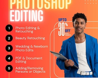 Professional Photoshop Photo Editing: Retouching, Restoration & Background Removal