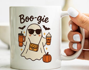Ghost Mug: Spooky Season Pumpkin Spice Latte Halloween Cup