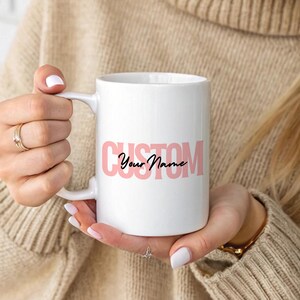 Personalized Coffee Mug Custom Cup Unique Coffee Cup Gift Ceramic Cup Artisan Coffee Mug Birthday Gift Wedding Anniversary Custom Mug