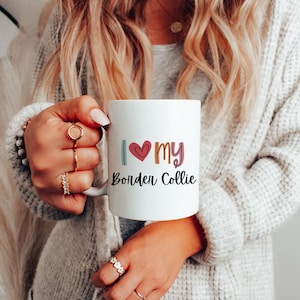 Border Collie Coffee Mug, Border Collie Mug, Dog Lover Coffee Mug, Border Collie Gift, Gifts for Border Collie Lovers