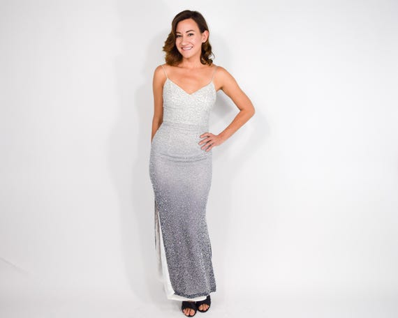 slim fit dress slacks OYSTER SMOKE OMBRE DRESS – Betsy Jenney