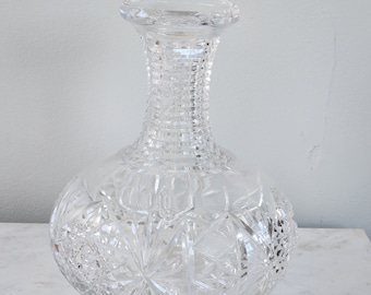 Carafe ABP American Brilliant Period Cut Crystal Decanter