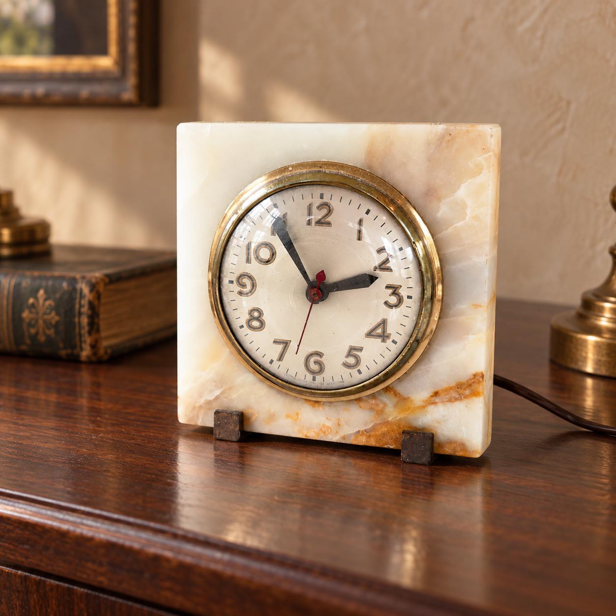 1930s Art Deco Mantel Clock - Etsy