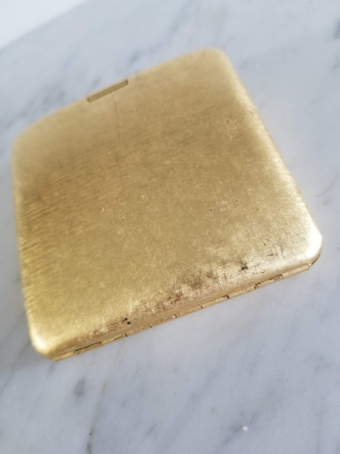 Vintage Avon Imperial Gold Compact With Puff Vintage Gold | Etsy