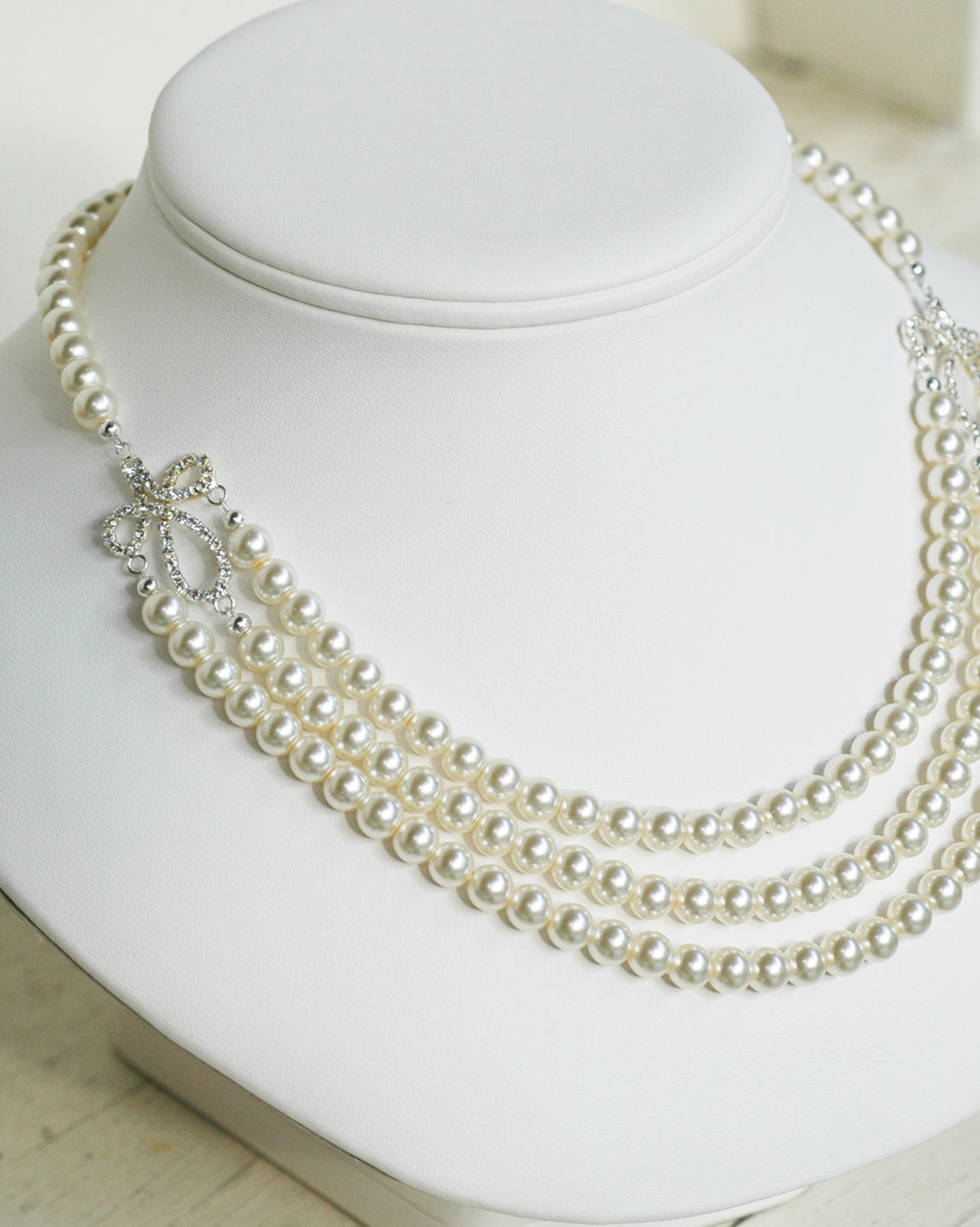 Naomi Vintage Inspired Evening or Bridal Necklace for Your - Etsy