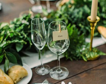 Mini Clothes Pins | Wooden Clothespins | Place card Holders