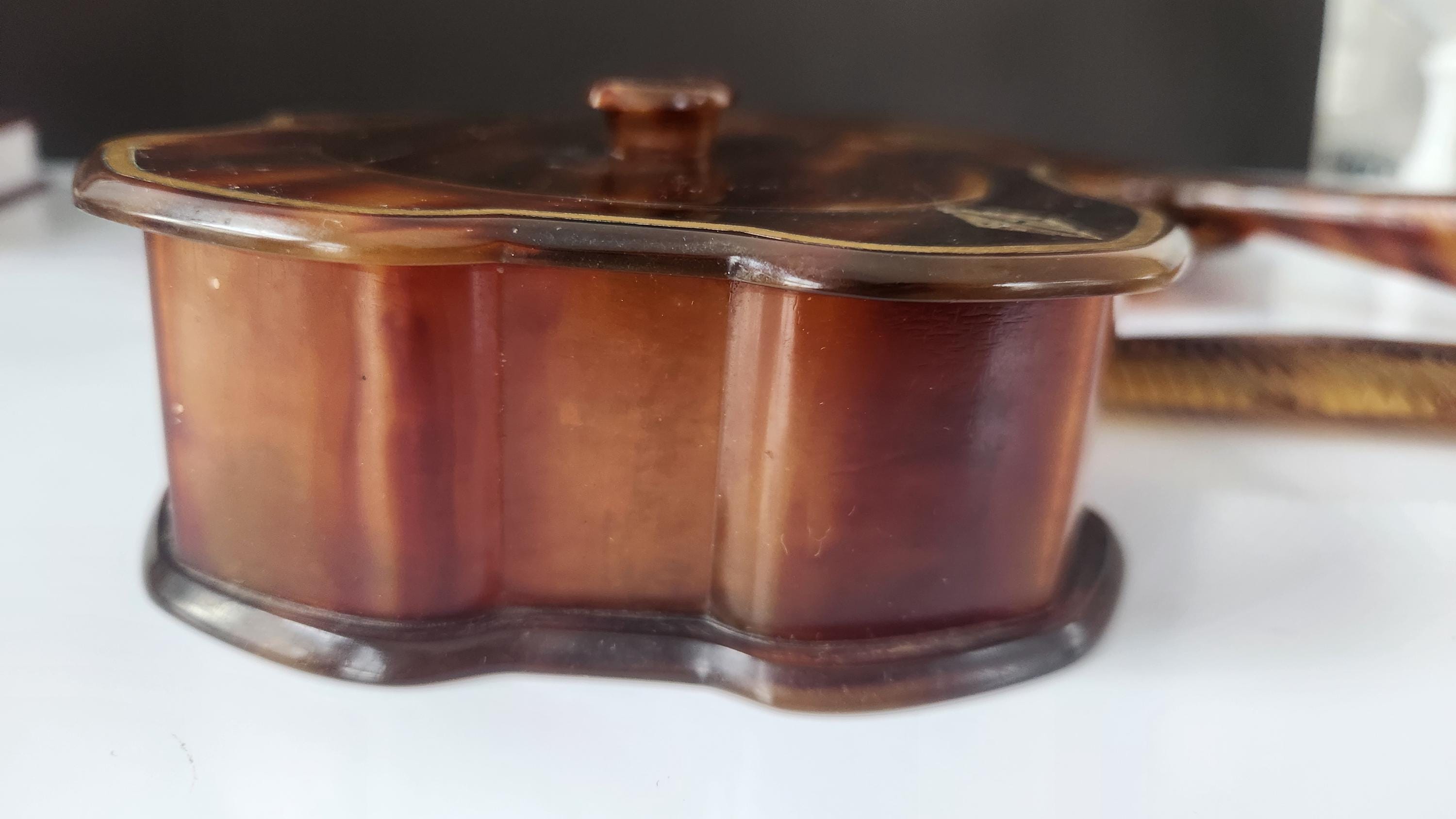 Pyralin Design Art Deco Pyralin Tortoiseshell Vanity Set, La Belle Dressing Set - Etsy