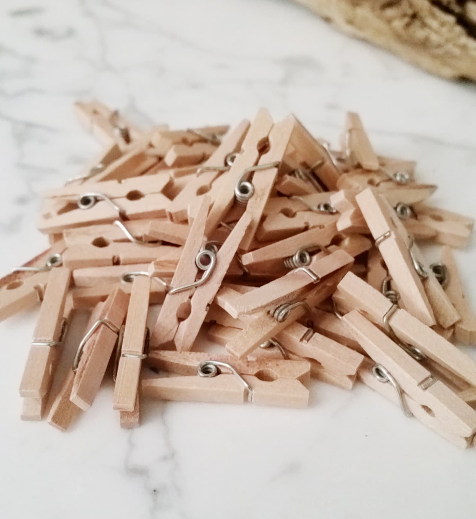 Mini Clothes Pins Wooden Clothespins Place card Holders Etsy