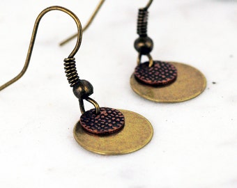 Minimalist Disc Everyday Grab and Go Earrings - Free Shipping