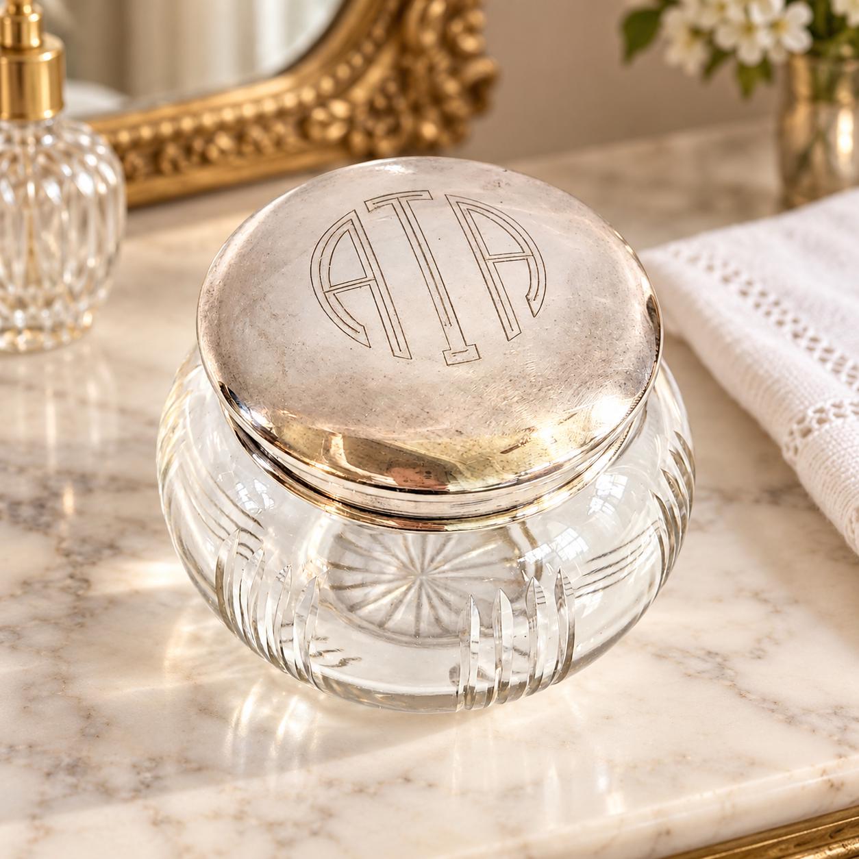 1920s Glass Storage Jar - Etsy