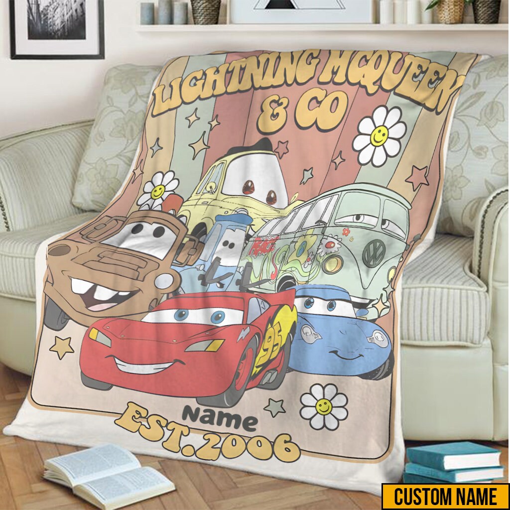 Cars Pixar Blanket - Etsy Singapore