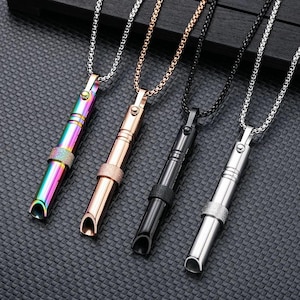 Originality Anxiety Necklace Mindfulness Breathing Tool Natural Calming Relief Chain Breathlace Necklace