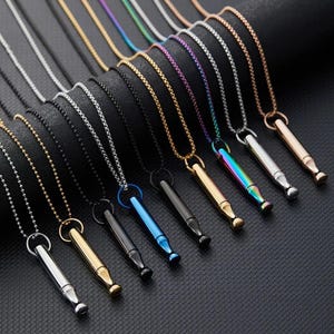 Breathlace-ketting Rustige harmonie Anti-rokenketting Ademhalingketting voor angst Roestvrij staal Mindful-ademhalingketting