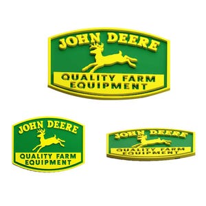 3D Sign / Emblem In Style of John Deere (1950) - Self Adhesive
