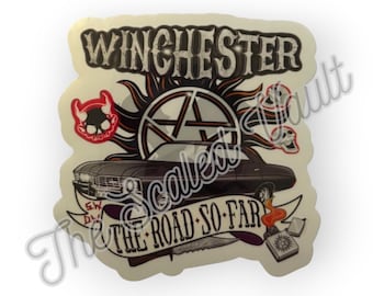 The Road So Far Sticker, laminated white multiple options