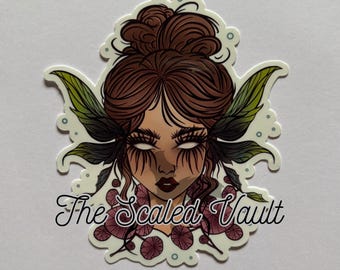 Woodland Fae laminated sticker, multiple options