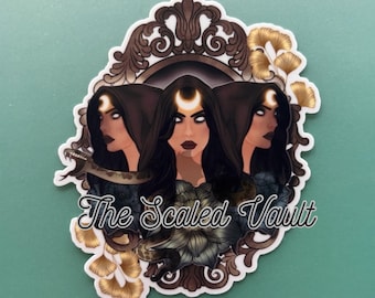 Hecate laminated sticker, multiple options