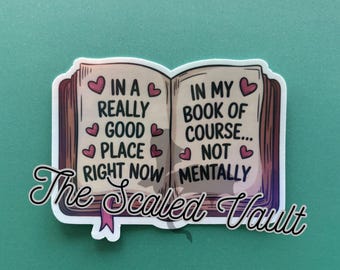 In A Good Place Sticker holographic, multiple options