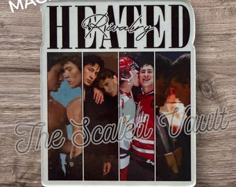 Heated Rivals fridge magnet 3”