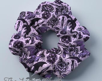 Scrunchie: Purple Dragons