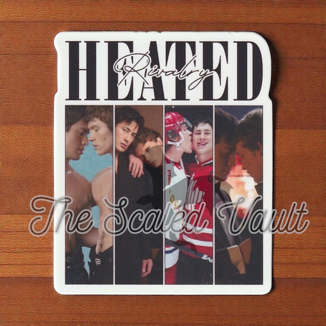 Heated Rival Couple Sticker, Laminated Glossy White *portion of All HR ...