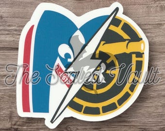 Rivals Teams Mashup sticker, laminated white  *portion of all HR proceeds going to the You Can Play Project*
