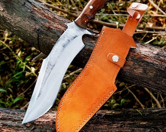 Handmade Bowie Knife Gift for Him, Birthday Gift for Father, Husband or Boyfriend, Personalized Anniversary Gift, Graduation Gift for Son
