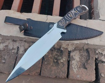 Bowiemesser Stahl made Custom Gravierte Messer Geschenk für Mann Camping Messer Trauzeugen Geschenk Jubiläum Geschenk für ihn Geschenk für Vater Handmade