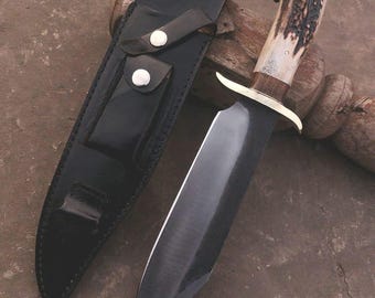 Handmade Bowie Knife Gift for Him, Birthday Gift for Husband or Boyfriend, Wedding Anniversary Gift, Groomsmen Gift, Graduation Gift for Son