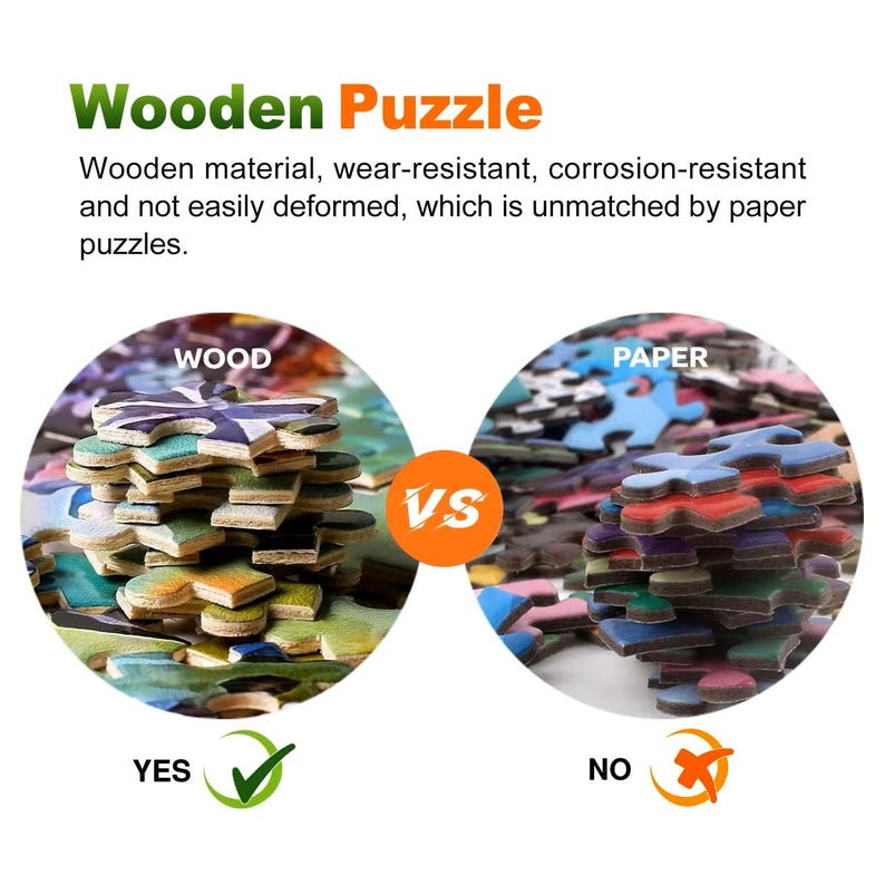 Handcrafted Wooden Jigsaw Puzzle, Large Sea Turtle Art, Home Decor Gift image 8