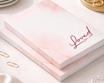 Scripture Stationery Christian Sticky Notes Faith Encouragement Gift Pad Inspirational Desk Notepad Work Home Office