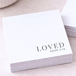 Modern Loved Christian Sticky Note Faith Encouragement Gift Set for Women Ladies Conference Office Home Desk Decor Bible Study Present