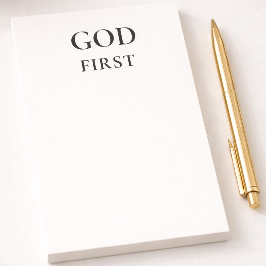 Christian Sticky Notes Minimalist Notepad Modern Faith Office ...