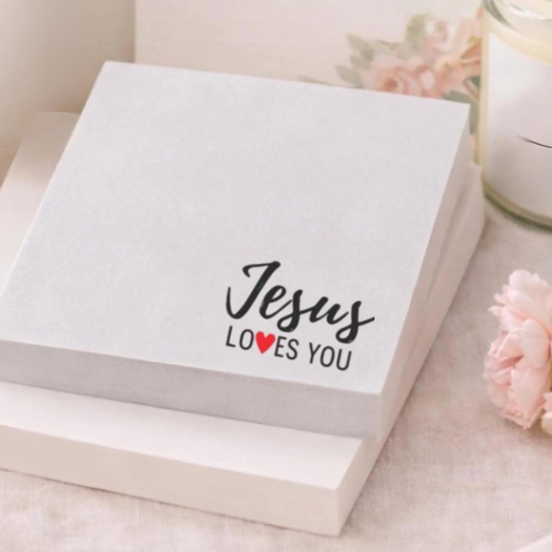 Religious Sticky Notes Diy Christian Stationery Sticky Notes Work Desk Home or Office Accessory ...