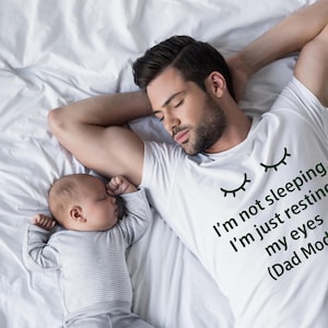 I&#39;m Not Sleeping, I&#39;m Just Resting My Eyes | Funny Dad T-Shirt | Father&#39;s Day Gift | Dad Joke Shirt | Husband Gift from Kids