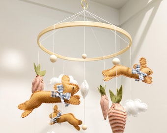 Vintage-inspiriertes Baby-Handy - handgefertigtes märchenhaftes Kinderzimmer-Dekor