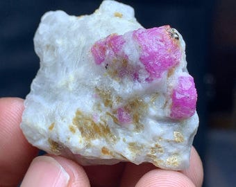 Natural Ruby on Matrix Specimen, Afghanistan Crystal, 29 gram