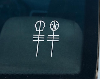 Twenty One Pilots Window Decal - Skeleton Clique