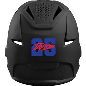 Personalized Baseball/Softball Helmet Decal